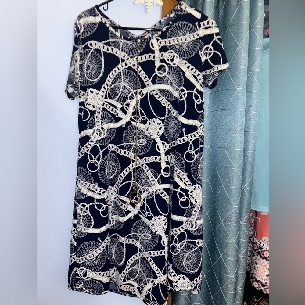 navy dress